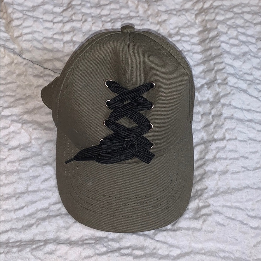 olive green hat